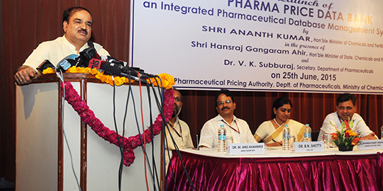 Union Minister of Chemicals & Fertilizers launches Pharma Price Data Bank