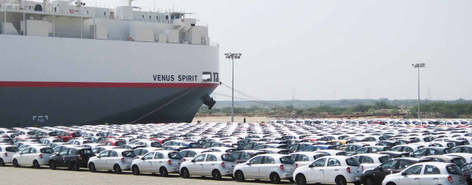 Global car mfrs export more from India