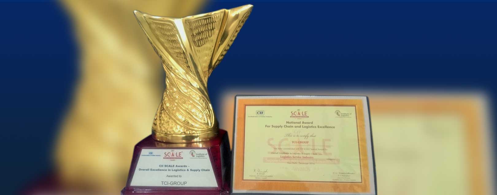 TCI bags award for overall excellence at CII’s SCALE 2016