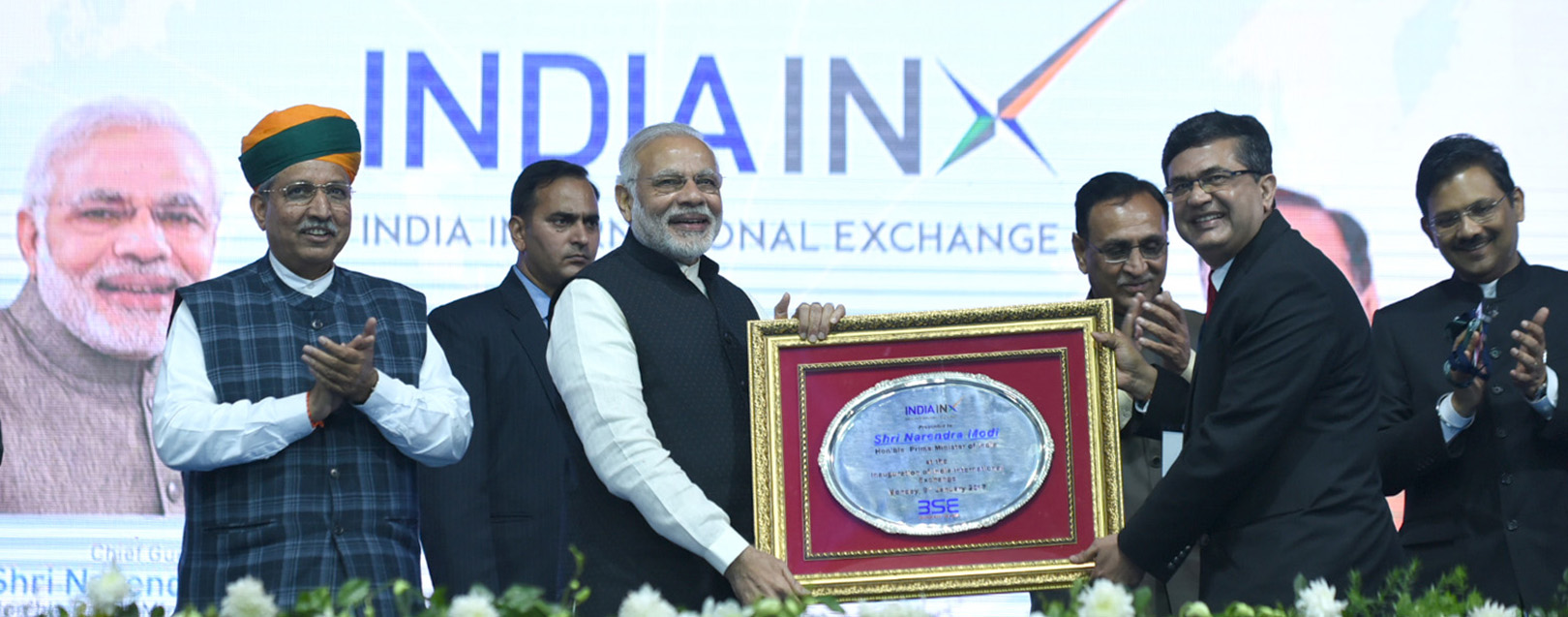 Modi inaugurates India's first int'l exchange at GIFT city