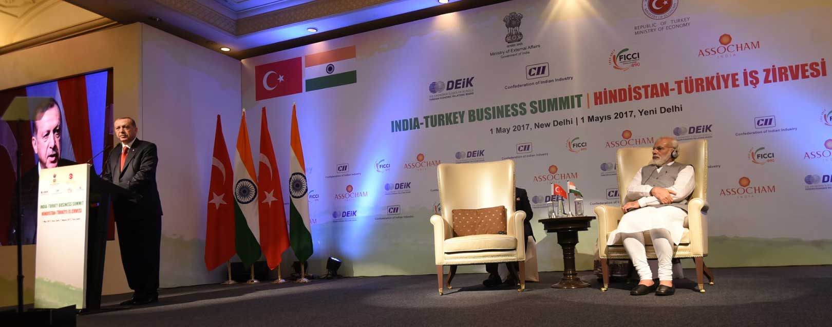 India-Turkey review trade and security agreements