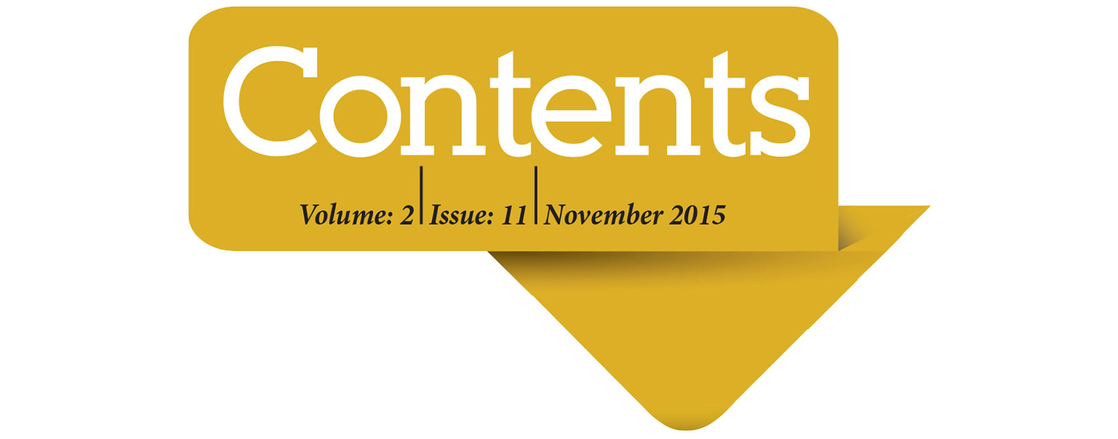 Contents November 2015 March 2018 issue