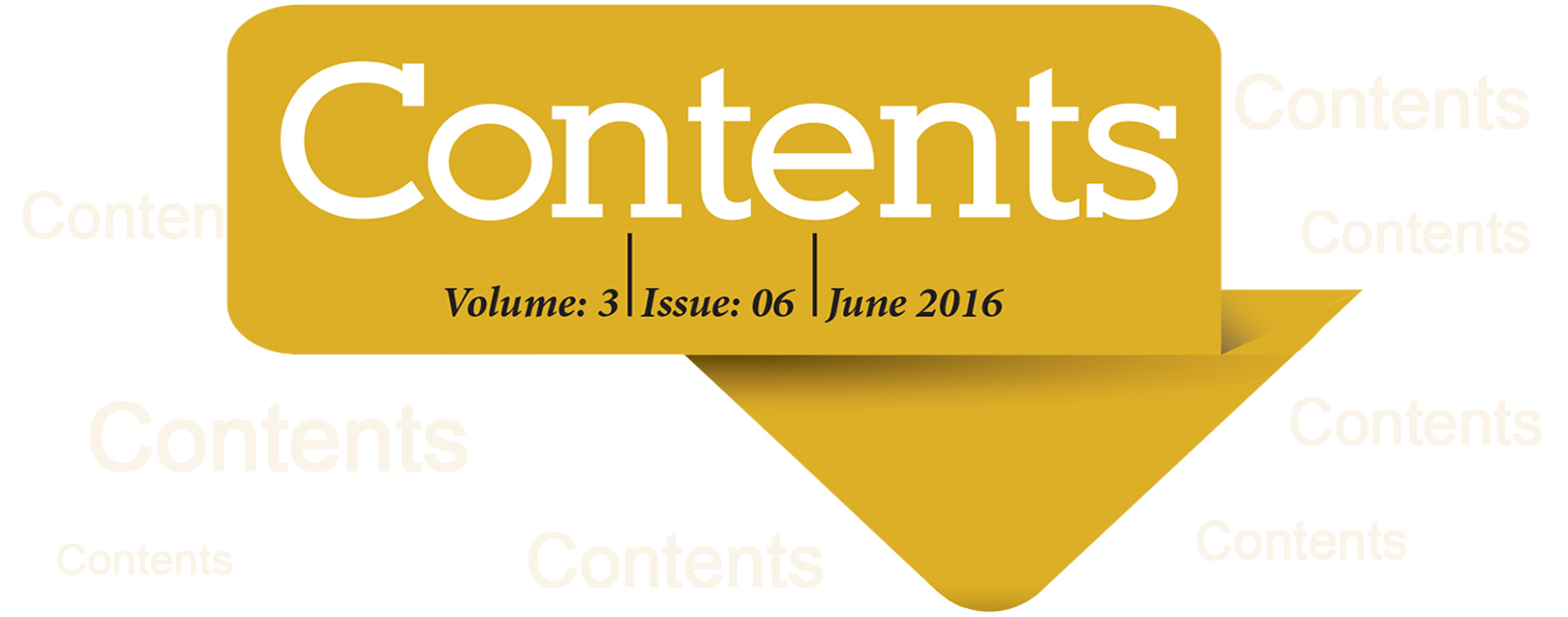 Contents June 2016  March 2018 issue
