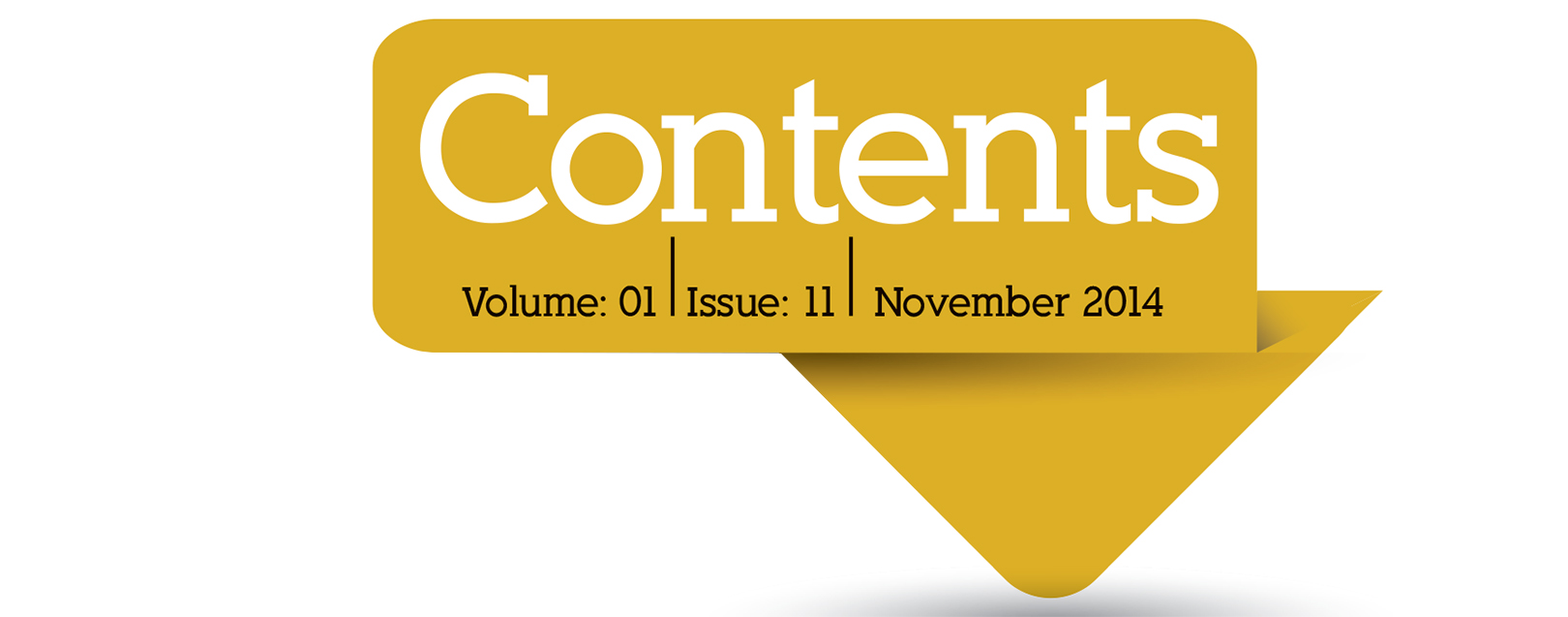 Contents November 2014 March 2018 issue