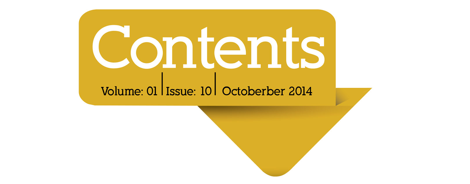 Contents October 2014 March 2018 issue
