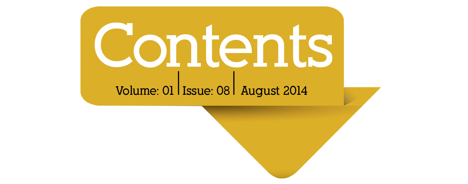 Contents August 2014 March 2018 issue