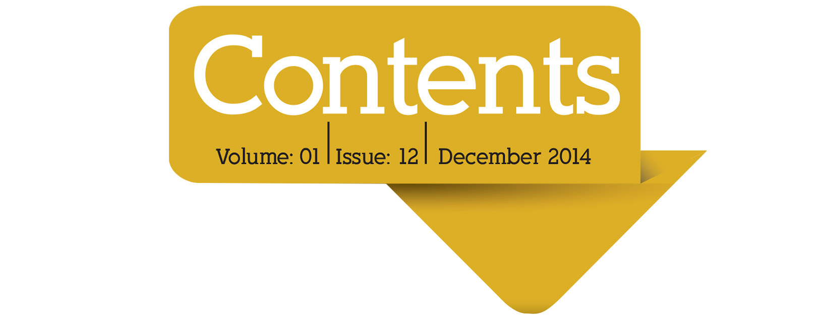 Contents December 2014 March 2018 issue